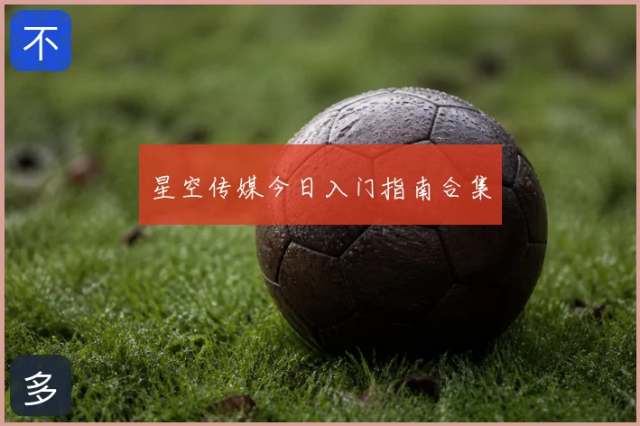 星空传媒今日入门指南合集